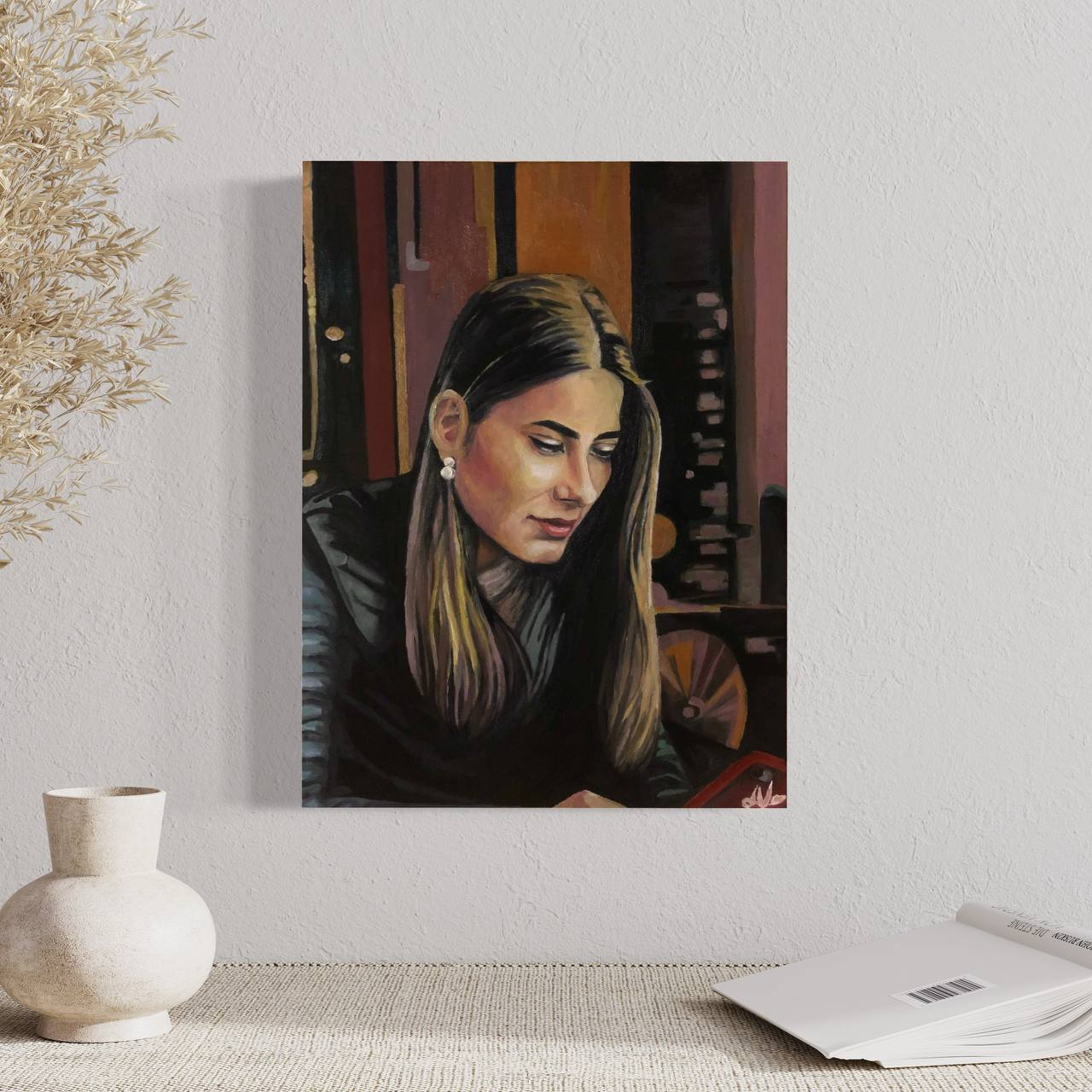 A commissioned painting