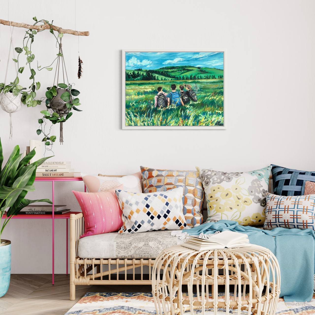A commissioned painting