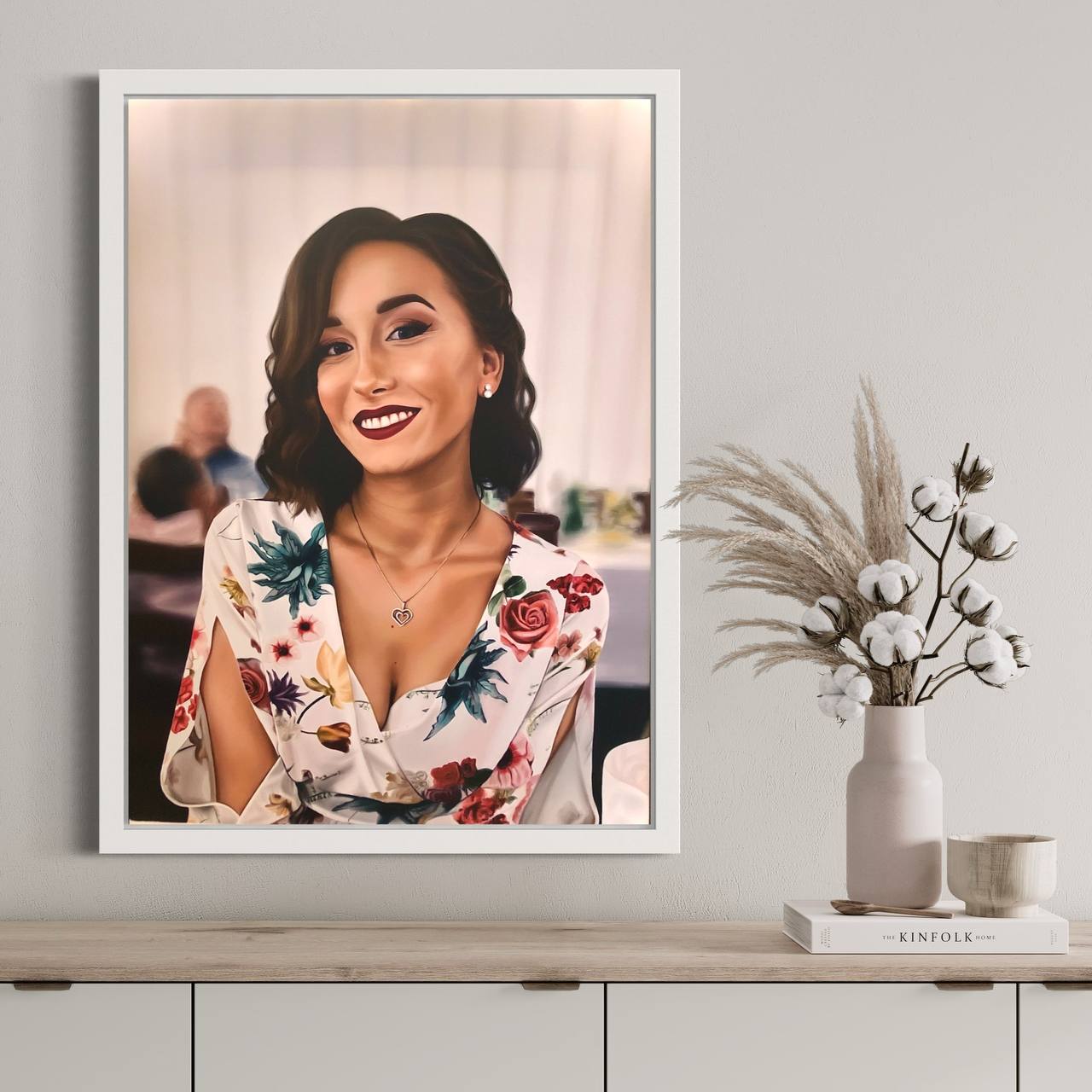 A commissioned painting