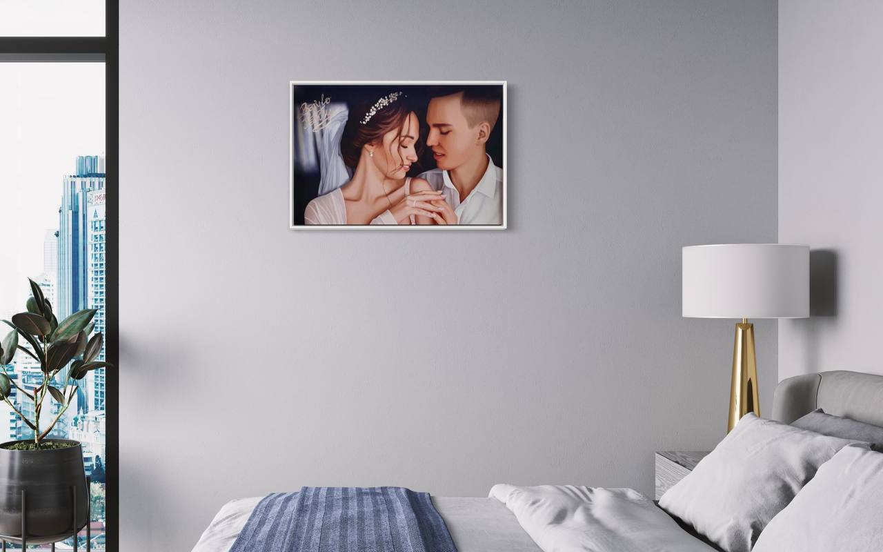 A commissioned painting