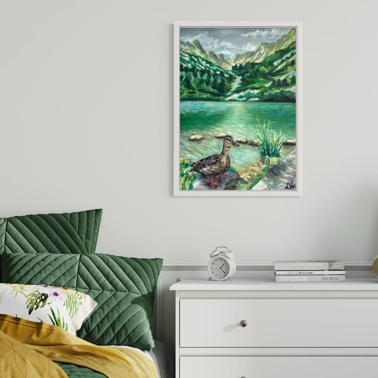A commissioned painting