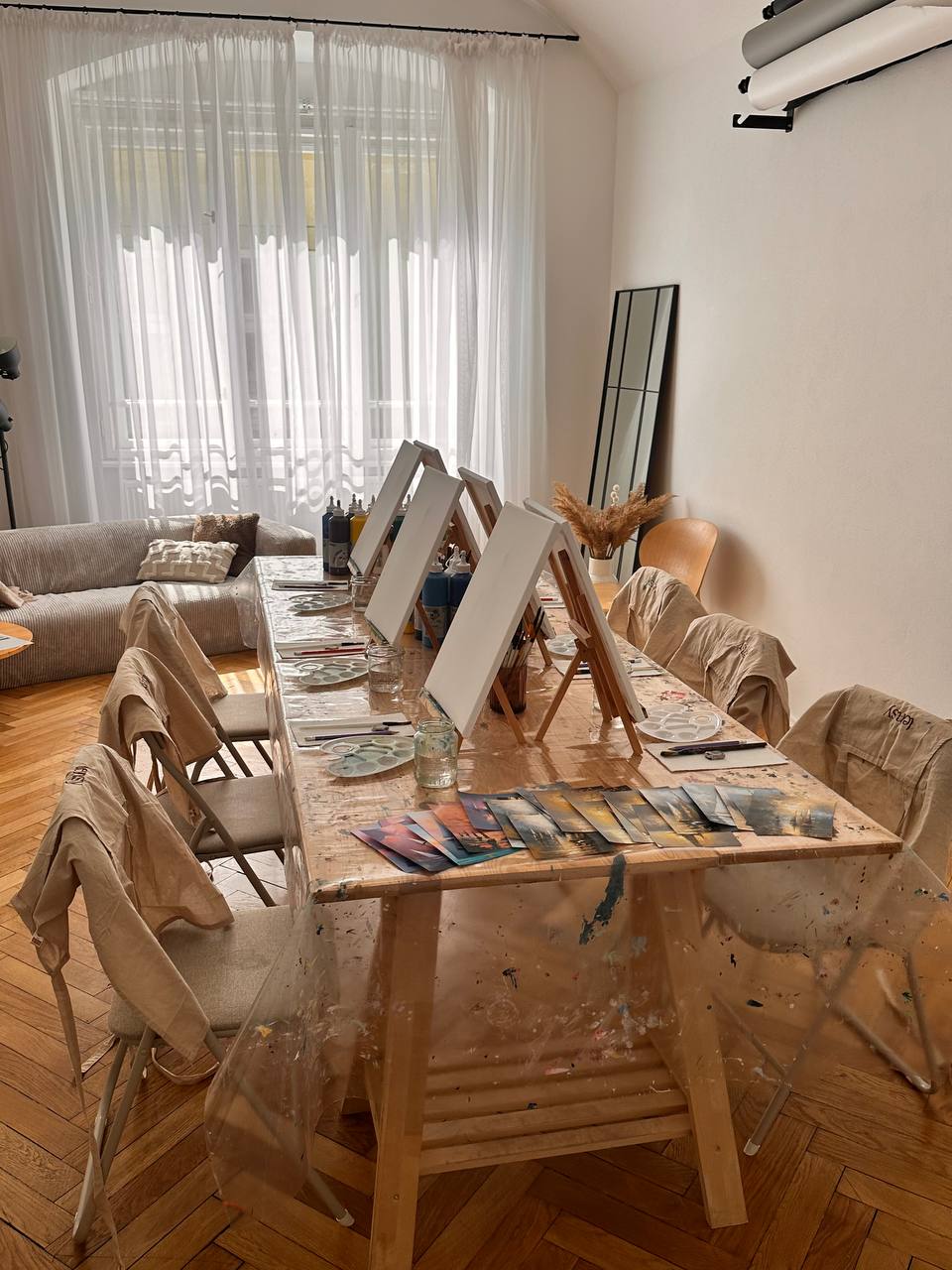 Inside a creative workshop